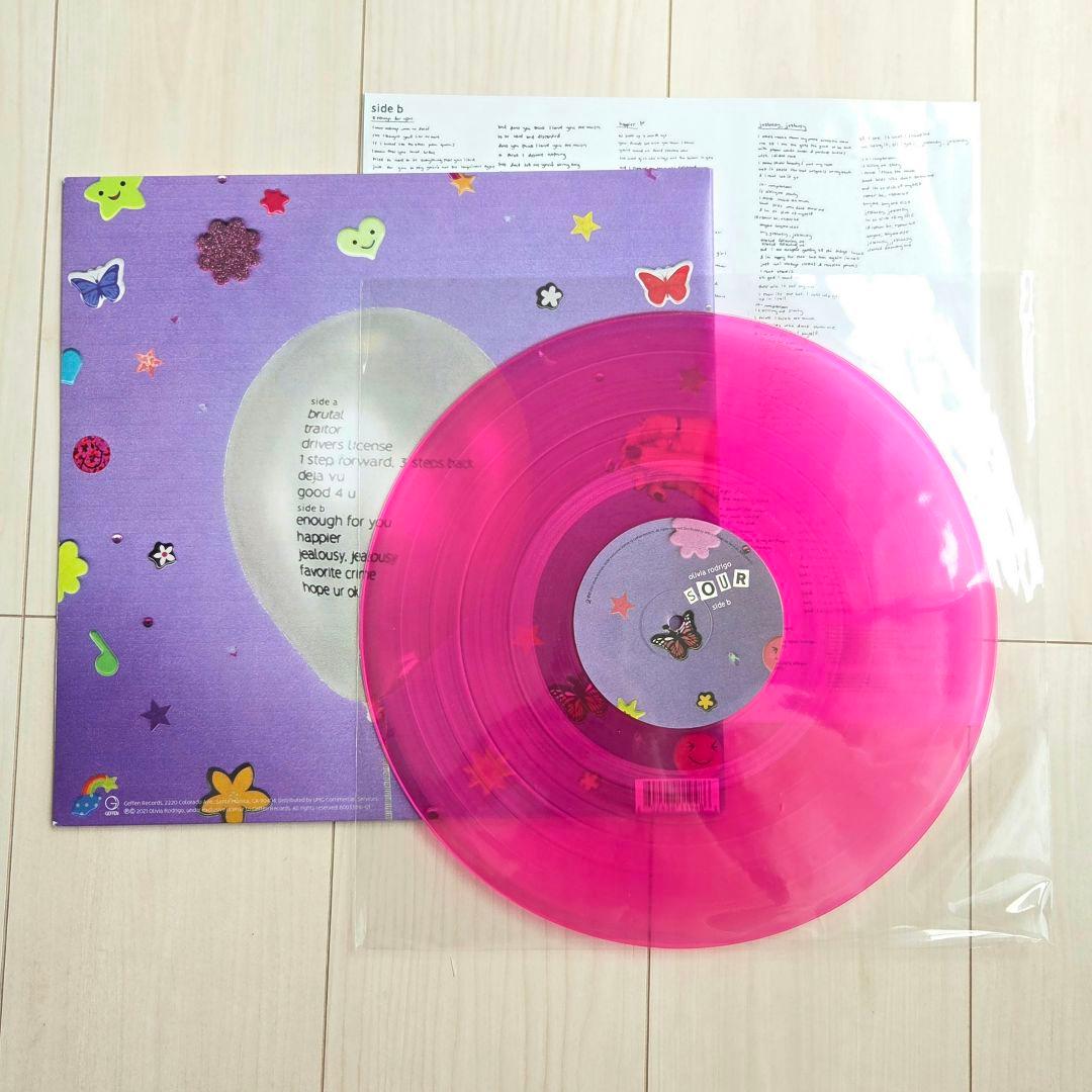 Olivia Rodrigo - SOUR LP Limited Edition Pink Vinyl Record Japan