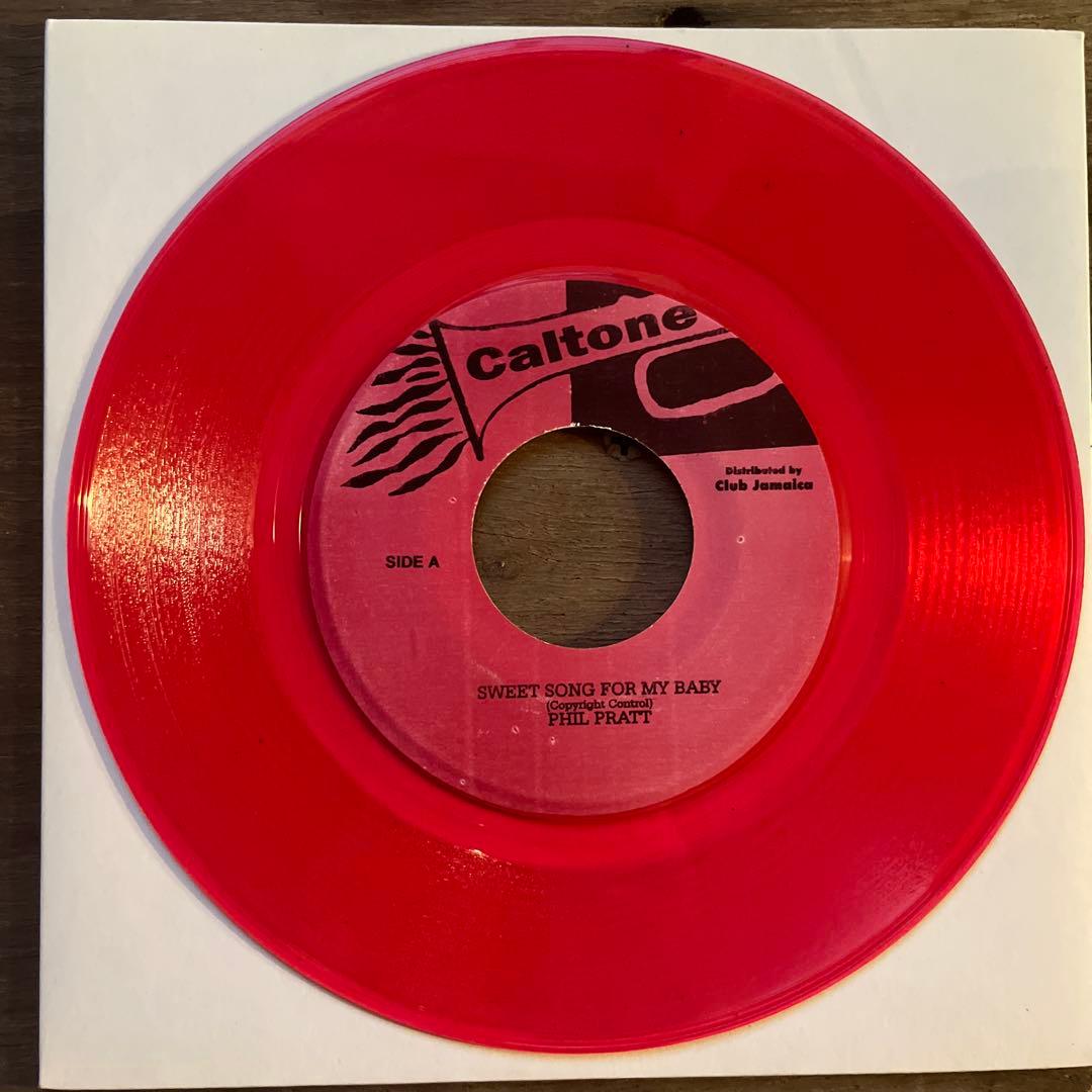 Phil Pratt / The Thrillers - Sweet Song For My Baby / I'm Restless 7" Red Vinyl