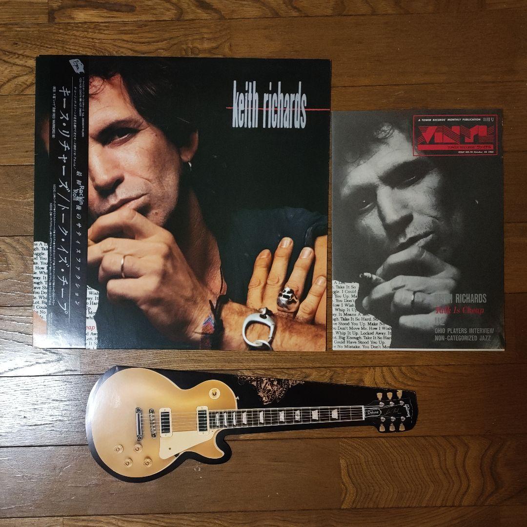Keith Richards Talk Is Cheap Vinyl LP 1988 Japan First Pressing VJL-28056 w/Obi