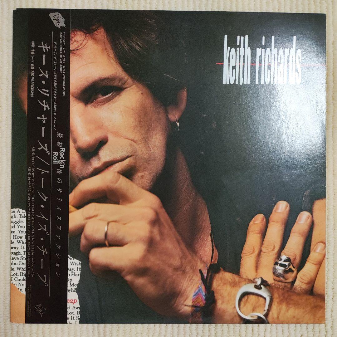 Keith Richards Talk Is Cheap Vinyl LP 1988 Japan First Pressing VJL-28056 w/Obi