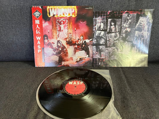 W.A.S.P. W.A.S.P. LP 1984 Japan Original Obi Heavy Metal Blackie Lawless Vinyl