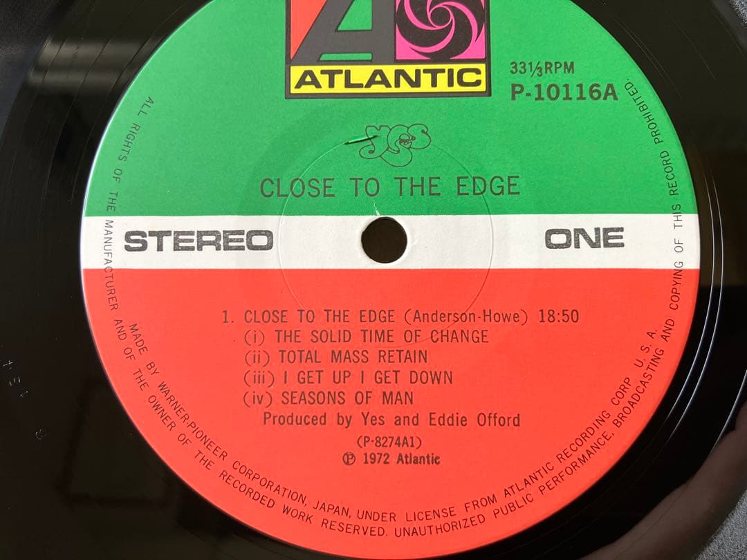 Yes – Close To The Edge LP Record Japan Reissue, Stereo, Gatefold, Used | Japansoundstore