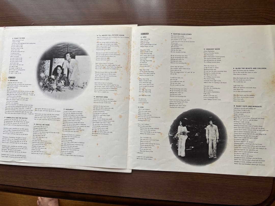Carpenters 2LP Japan Edition GEM 1001/2 w/ Obi Pop Classics Soft Rock