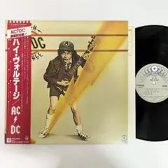 AC/DC High Voltage Vinyl LP Japan Pressing P-10926T w/ Obi & Insert Hard Rock