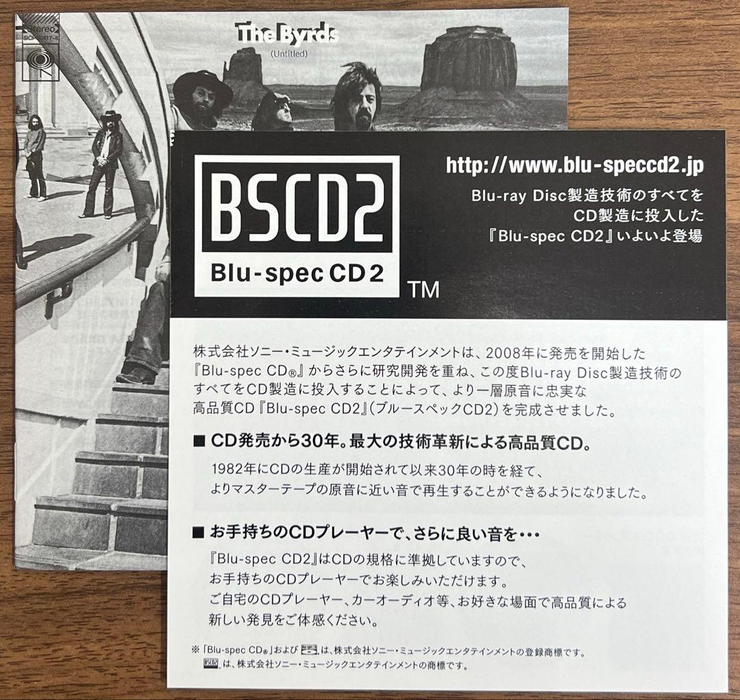 The Byrds - (Untitled) 2CD Japan Press, Limited Paper Sleeve, Blu-spec CD2, OBI