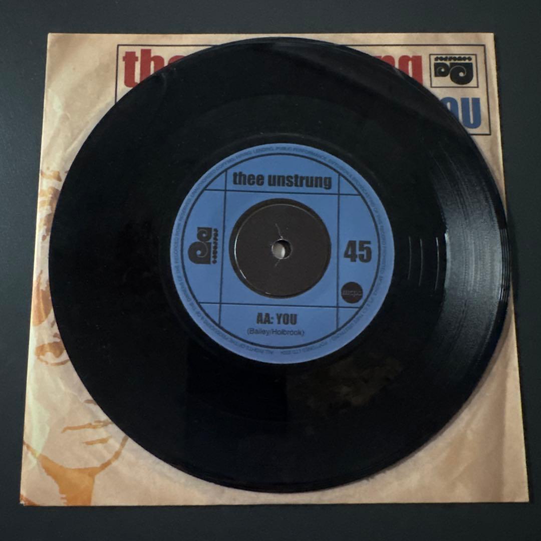 thee unstrung - Contrary Mary / You 7" Single Signed by Band Poptones 2004