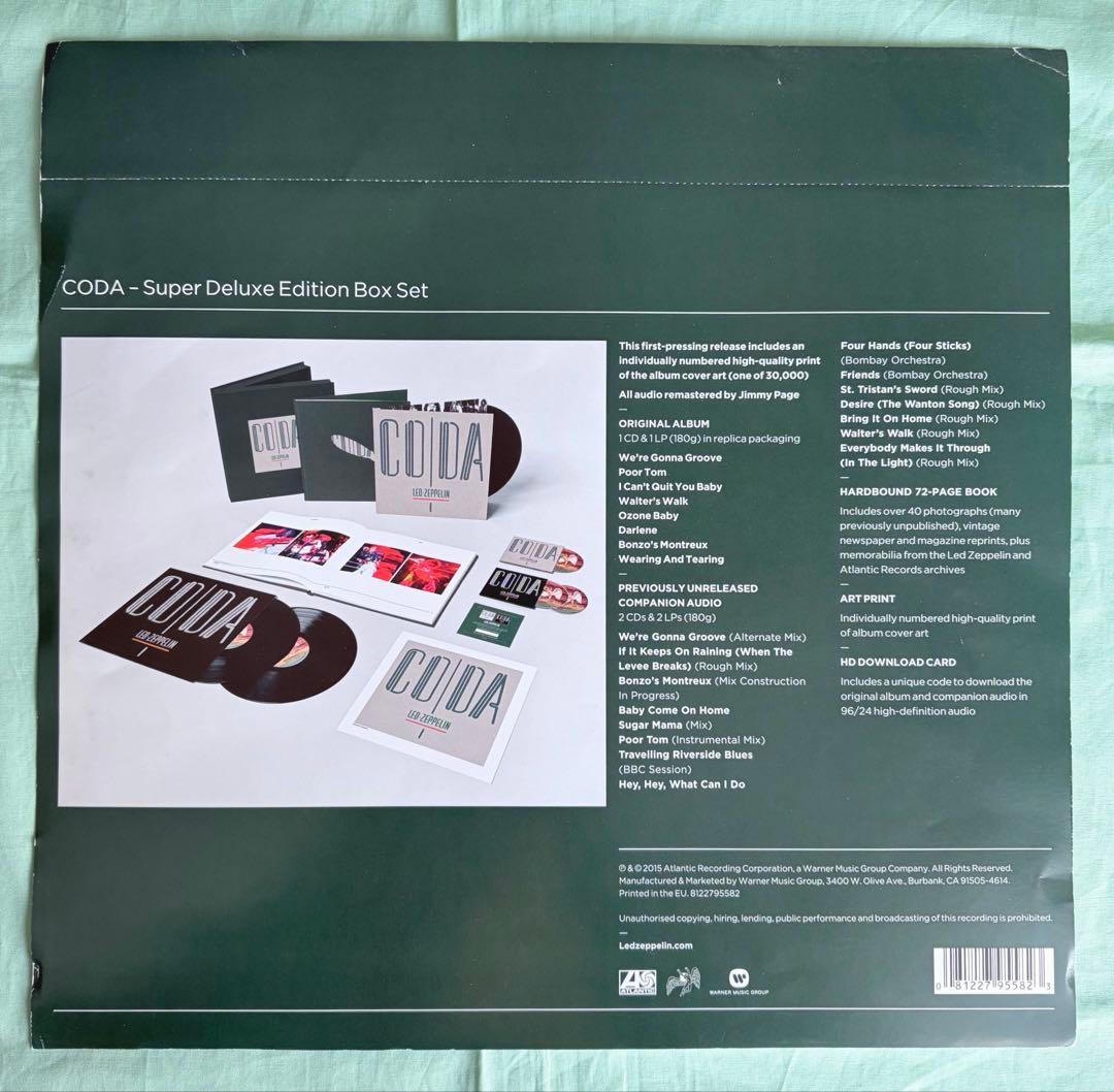Led Zeppelin Coda EU Limited 3LP/3CD Remastered Box Set, Vinyl, | Japansoundstore