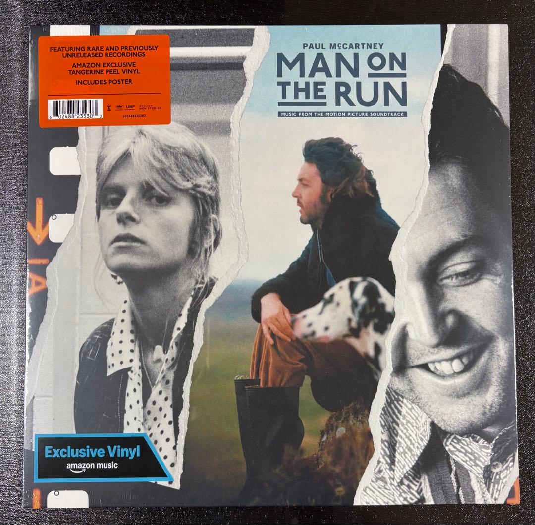 Paul McCartney Man on the Run Limited Orange Vinyl  with Poster | Japansoundstore