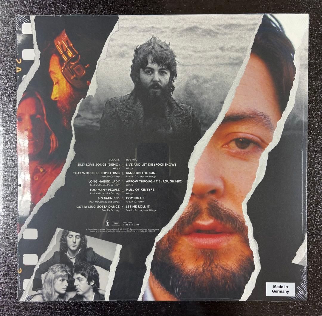 Paul McCartney Man on the Run Limited Orange Vinyl  with Poster | Japansoundstore