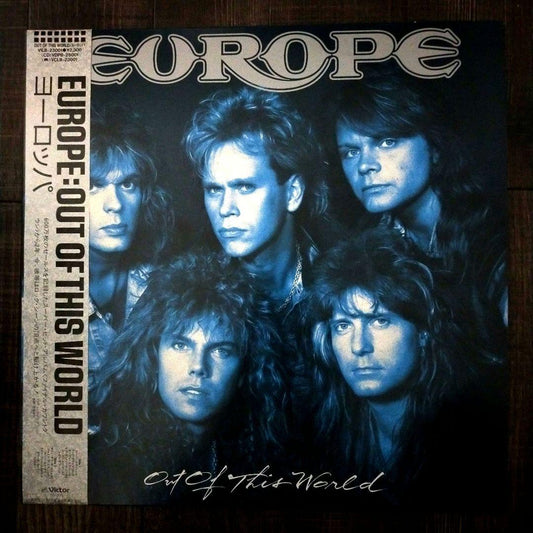 Europe - Out Of This World Japan LP Vinyl 1988 Victor VILB-23001 w/ Obi