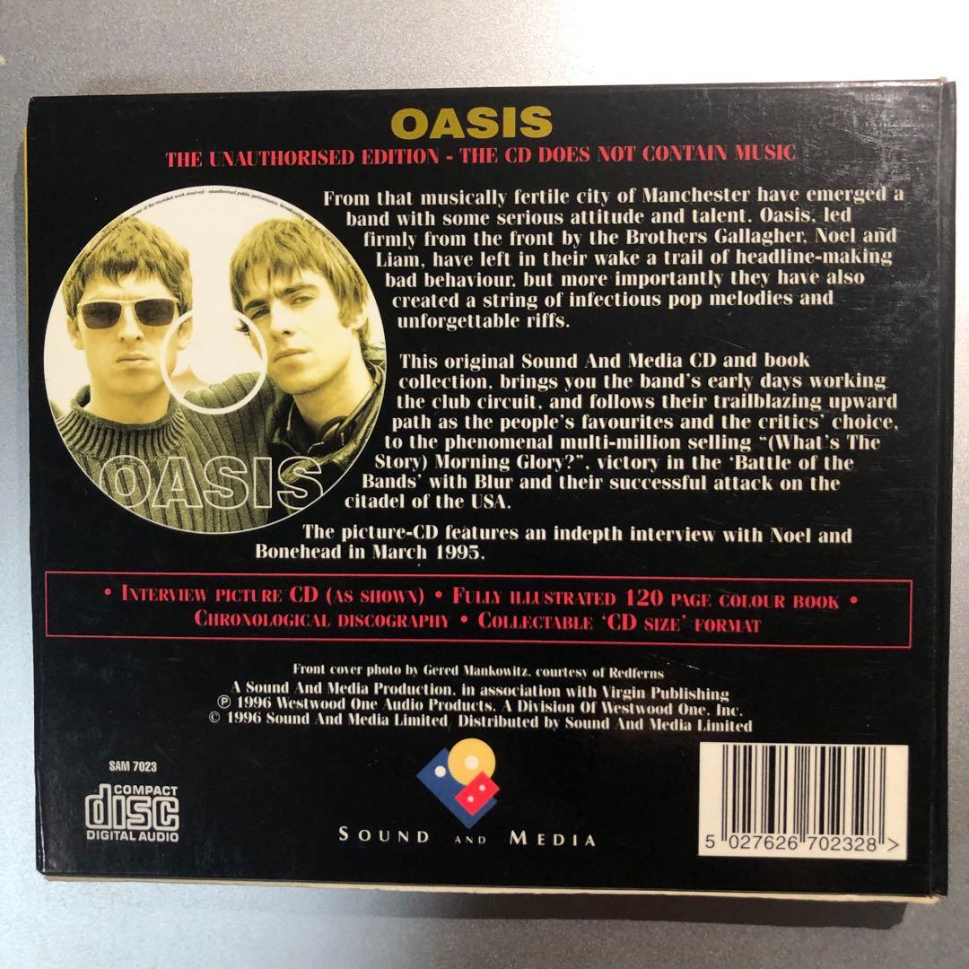 Oasis The Unauthorised Edition Interview CD & 120-Page Illustrated Book 1996