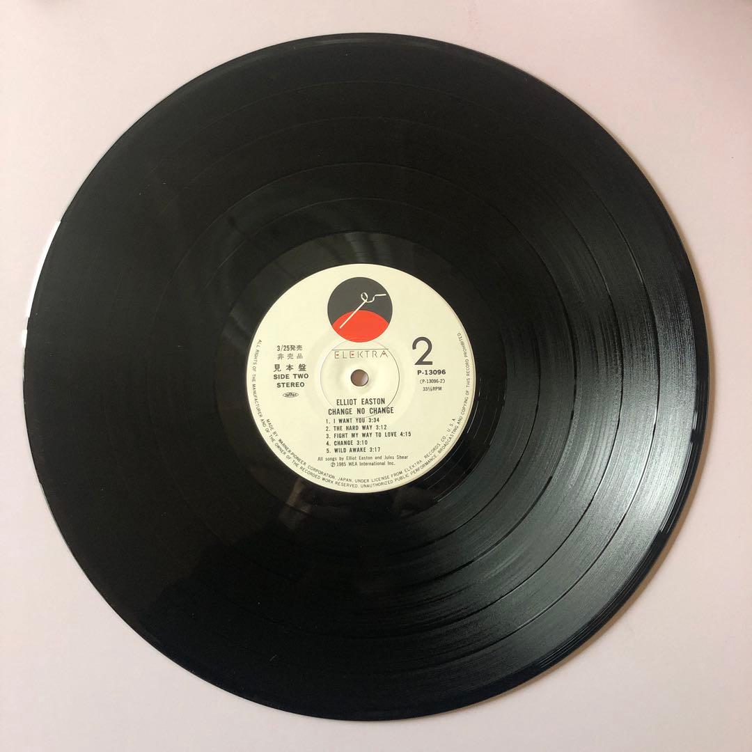 Elliot Easton Change No Change Vinyl LP Japan 1985 Obi The Cars Guitarist