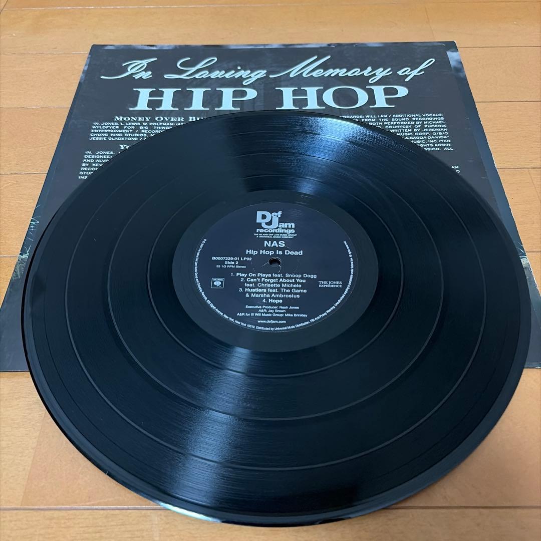 Nas - Hip Hop Is Dead (2006) 2LP Vinyl Record Def Jam Classic NYC Hip Hop