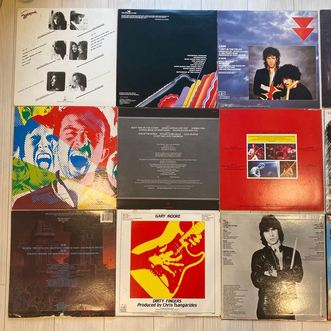 23 Hard Rock Vinyl LP Collection Whitesnake Gary Moore MSG Judas Priest Japan