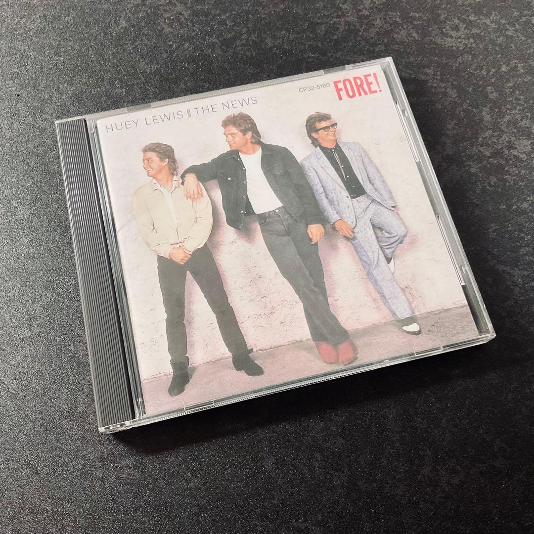 Huey Lewis & The News - Fore! Japan Press CD 1986 Toshiba EMI CP32-5160