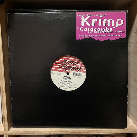 Krimp - Catacombs 12" Single Strictly Rhythm House Techno Vinyl Record