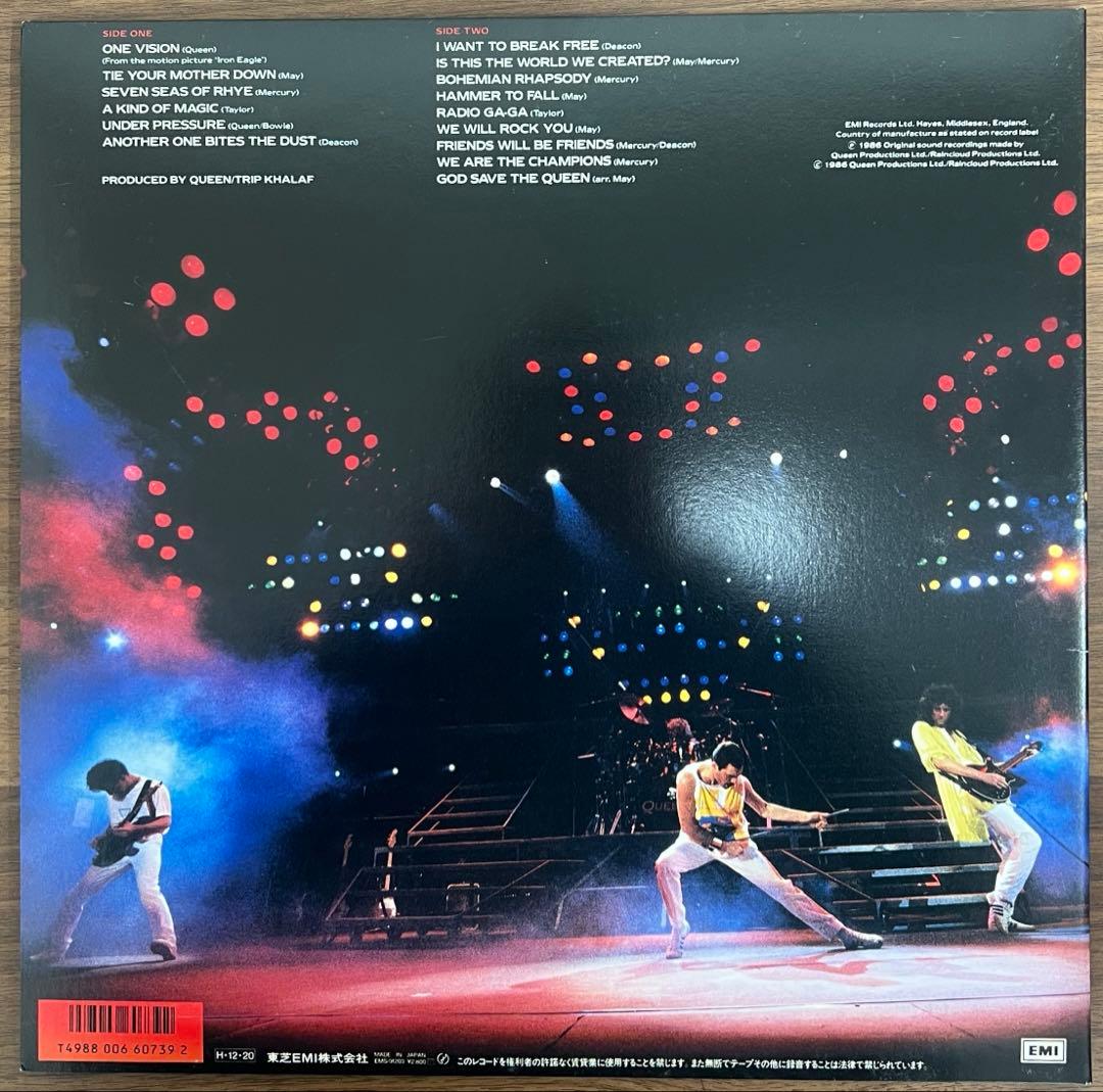 Queen Live Magic 1986 Japan Vinyl LP EMS-91203 With Obi Rare Rock Album