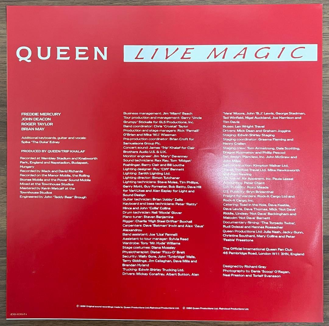 Queen Live Magic 1986 Japan Vinyl LP EMS-91203 With Obi Rare Rock Album