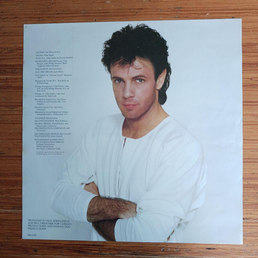 Rick Springfield Living in Oz Vinyl LP Japan Pressing w/ Obi Insert