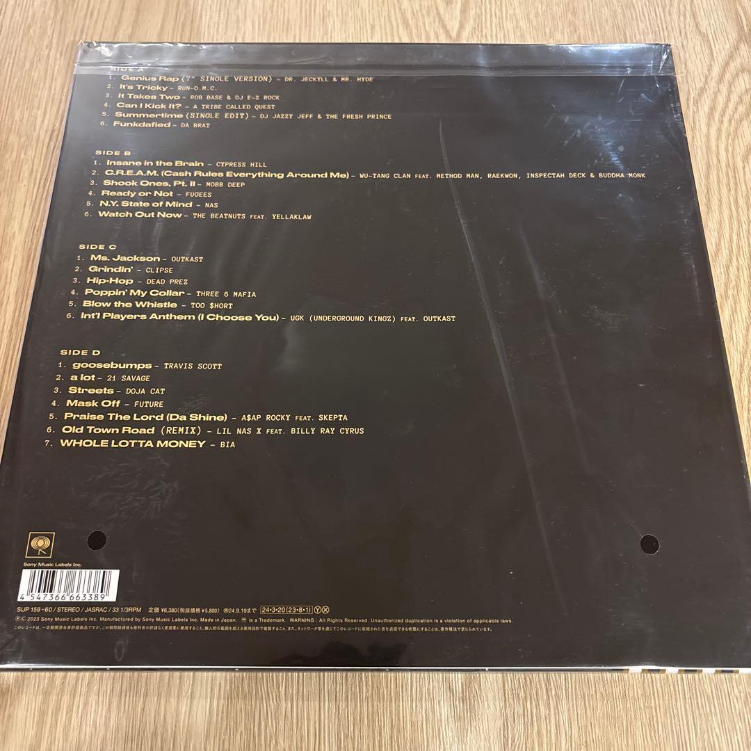 Various - Raised By Rap: 50 Years Of Hip Hop 2LP Compilation Japan Import