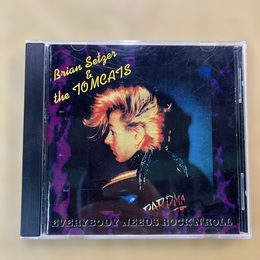 Brian Setzer & the TOMCATS Everybody Needs Rock'n'Roll CD Japan Press Limited