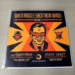 Aftershock State Craft When Angels Shed Their Wings Vol 1 7" Vinyl Split Record