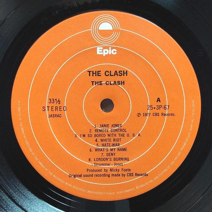 The Clash White Riot LP Record Obi Japanese Reissue Excellent Condition | Japansoundstore