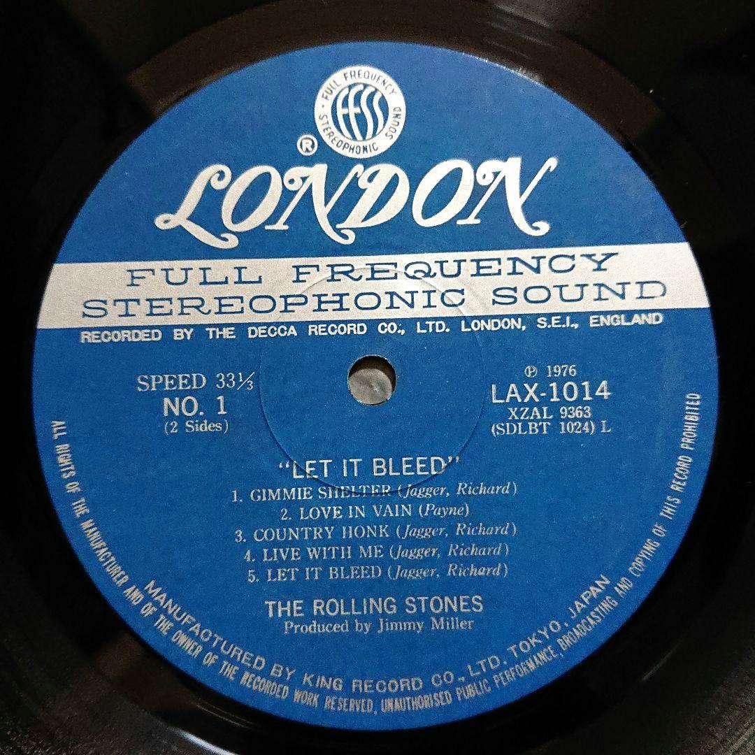The Rolling Stones - Let It Bleed LP 1976 Japan Reissue Blues Rock Classic
