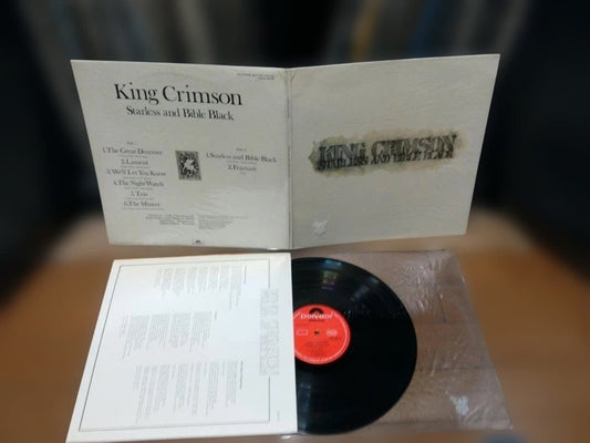 King Crimson Starless & Bible Black UK LP 1970s Import Used Record | Japansoundstore