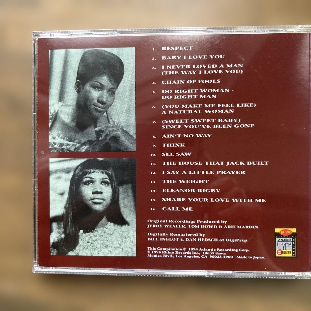 Aretha Franklin The Very Best Of CD Japan Press with OBI Limited Edition