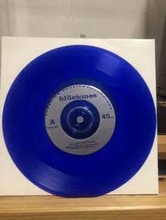 Bluetones - Slight Return / The Fountainhead 7" Blue Vinyl Record TONE 001