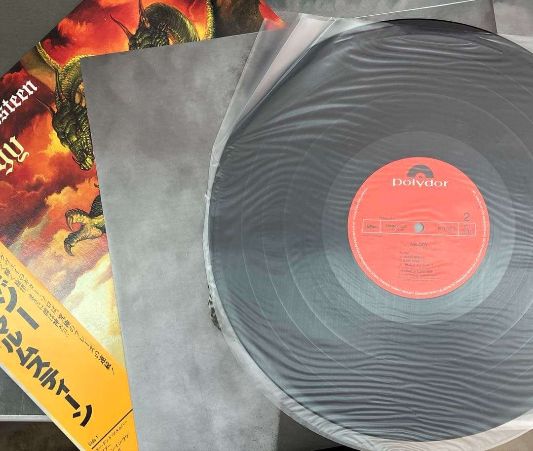 Yngwie J. Malmsteen Trilogy Vinyl LP Japan 1986 Polydor 28MM 0515 w/ Obi
