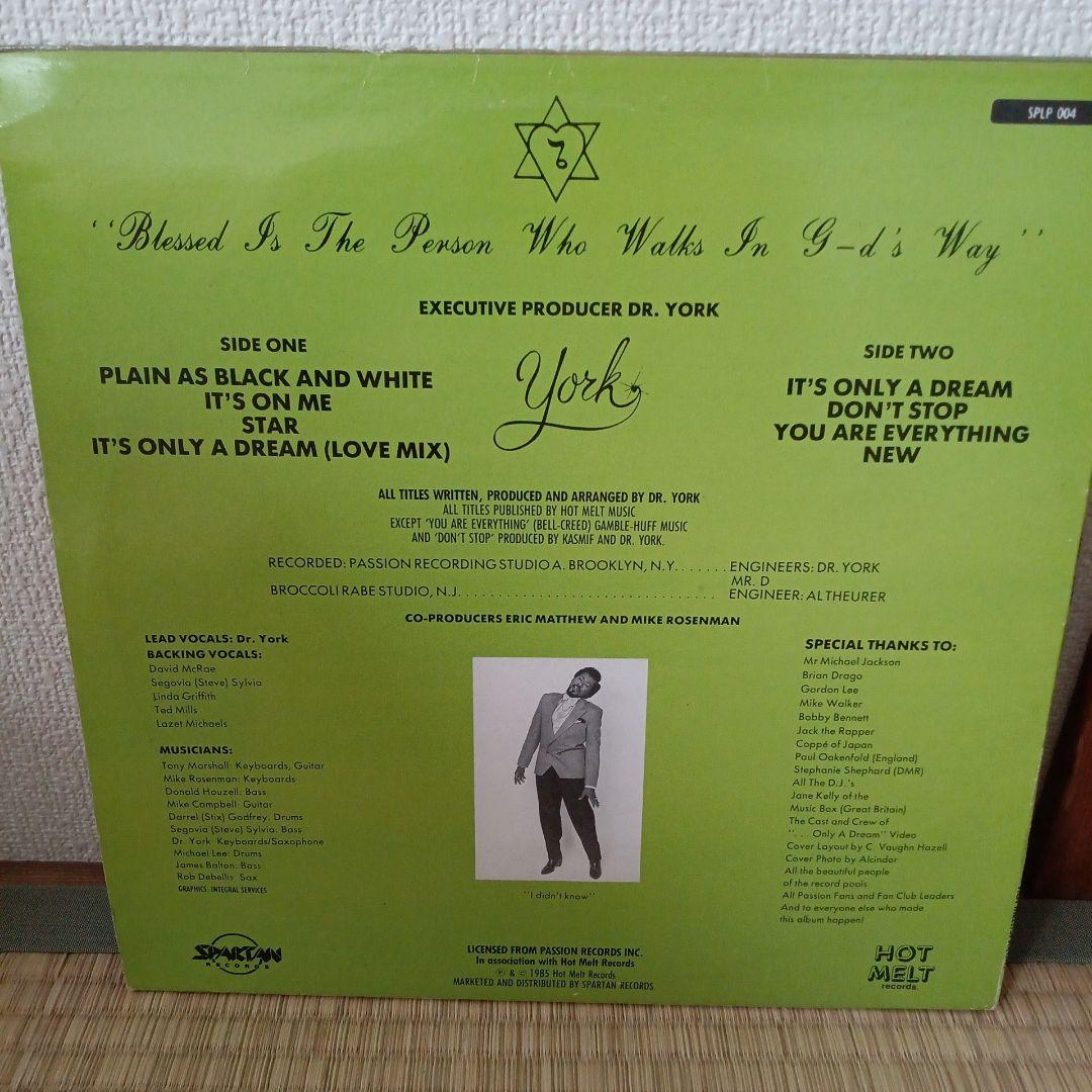 York - LP 1985 US Boogie Electro Funk Synth Rare Private Pressing