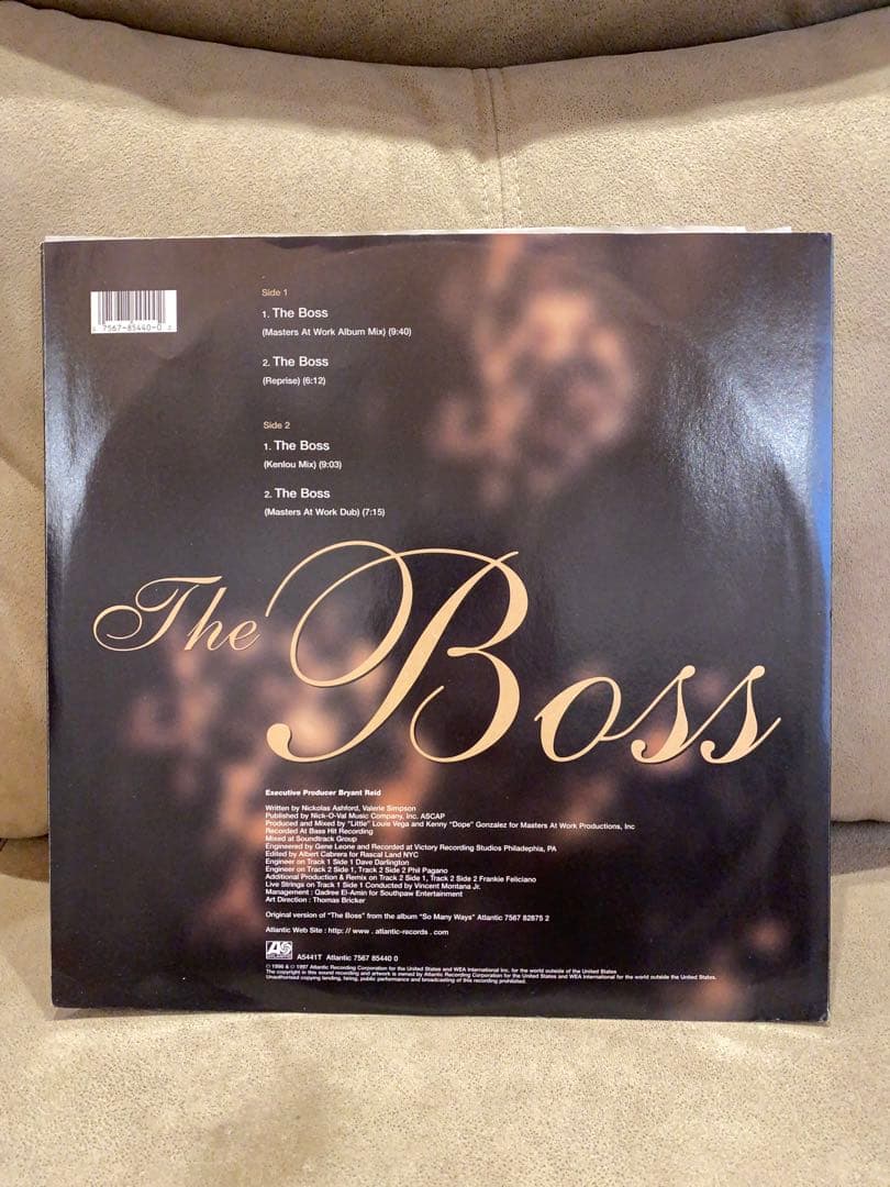 The Braxtons - The Boss - 12" Vinyl Single - Masters At Work Remixes - Atlantic