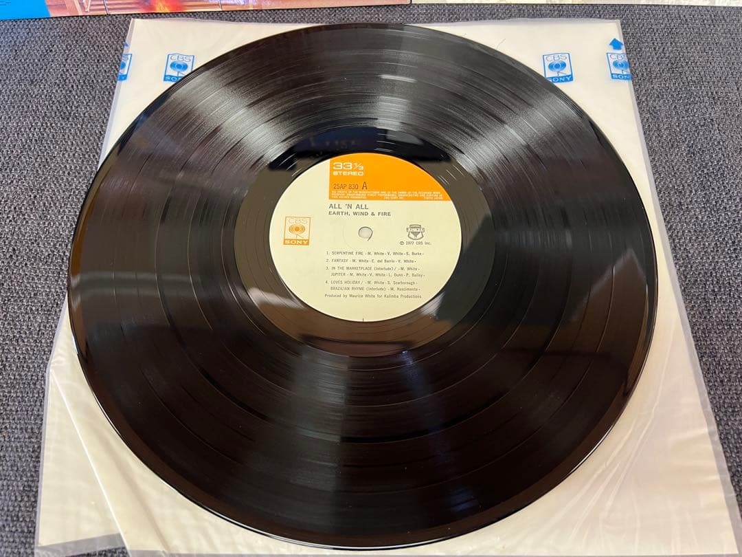Earth, Wind & Fire - All 'N All Vinyl LP 1977 Japan Pressing w/ OBI