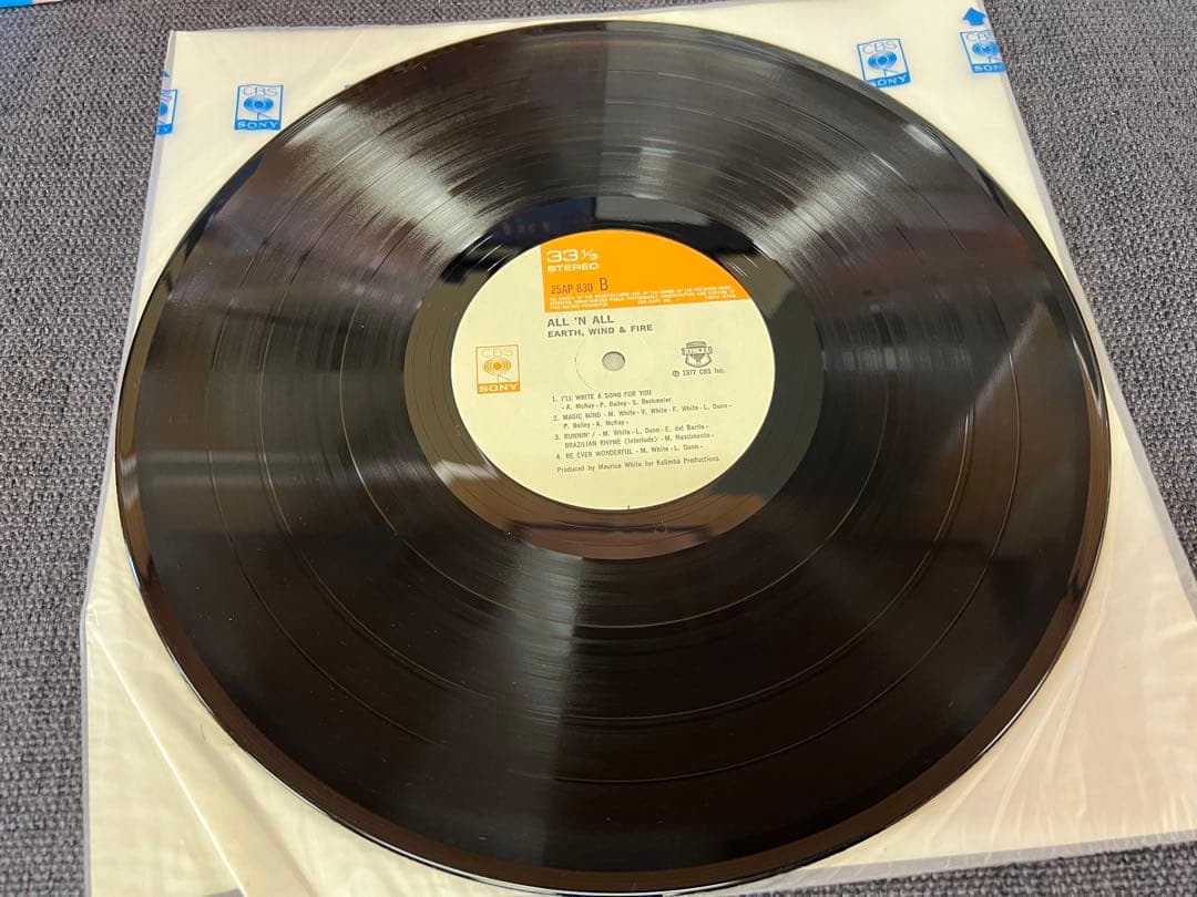 Earth, Wind & Fire - All 'N All Vinyl LP 1977 Japan Pressing w/ OBI