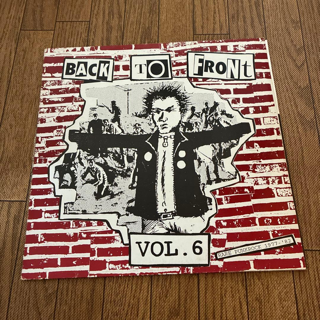 Back to Front Vol. 6 Vinyl Record Rare Punk Rock 1977-82 Used | Japansoundstore