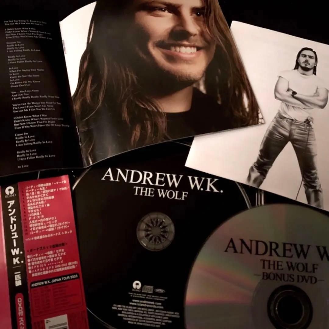 Andrew W.K. The Wolf CD+DVD Japan Press Limited Edition with OBI 2003