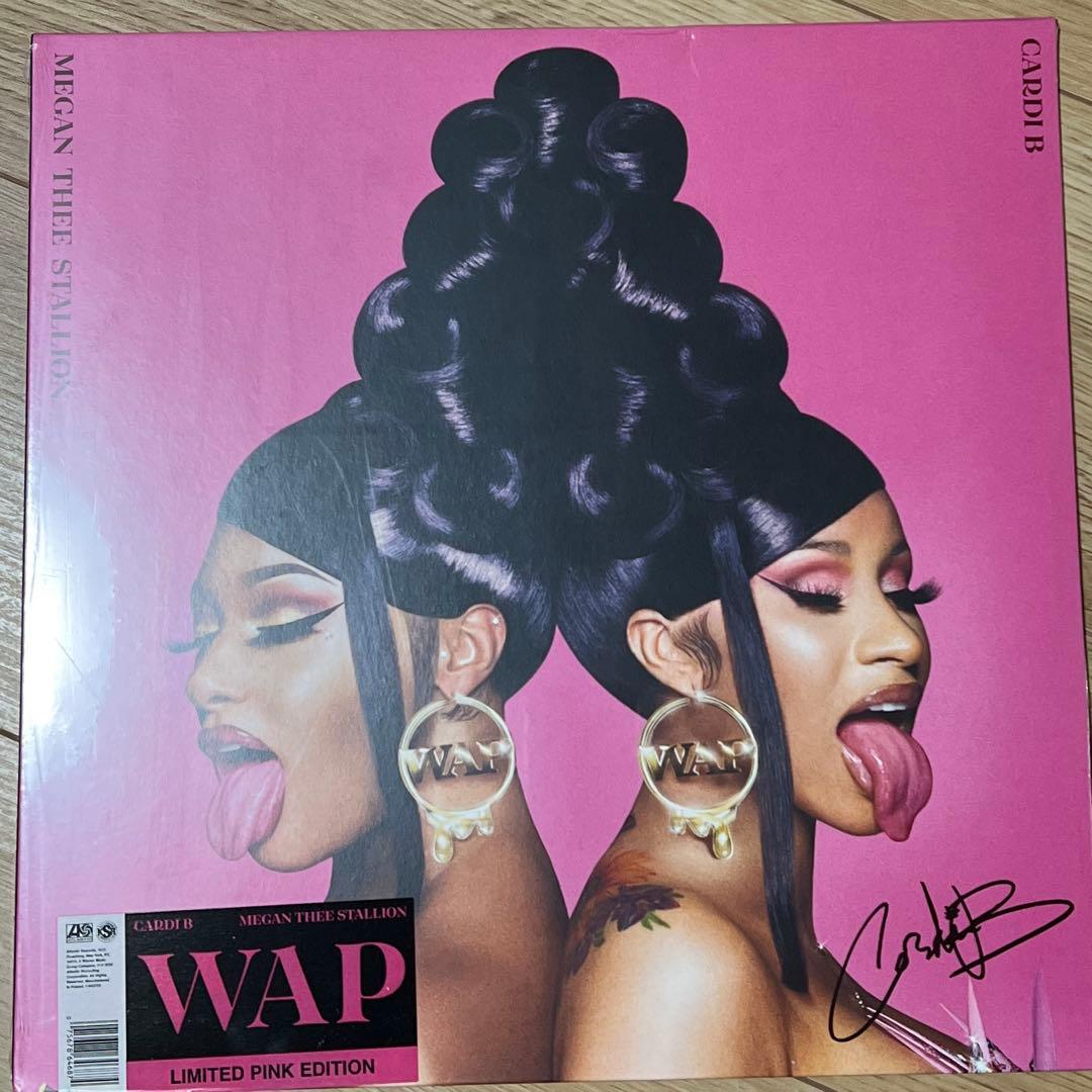 Cardi B & Megan Thee Stallion WAP Limited Pink Vinyl 12" Single Hip Hop