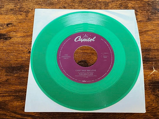 The Beatles Can't Buy Me Love Green Vinyl 7" Single CEMA Jukebox 1993 USA