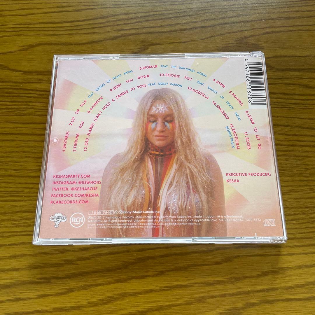 Kesha - Rainbow CD Japan Press with Exclusive Bonus Track 2017