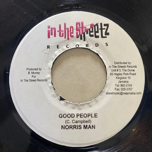 Norris Man - Good People / Peace Train 7" Jamaica Roots Reggae Vinyl Single