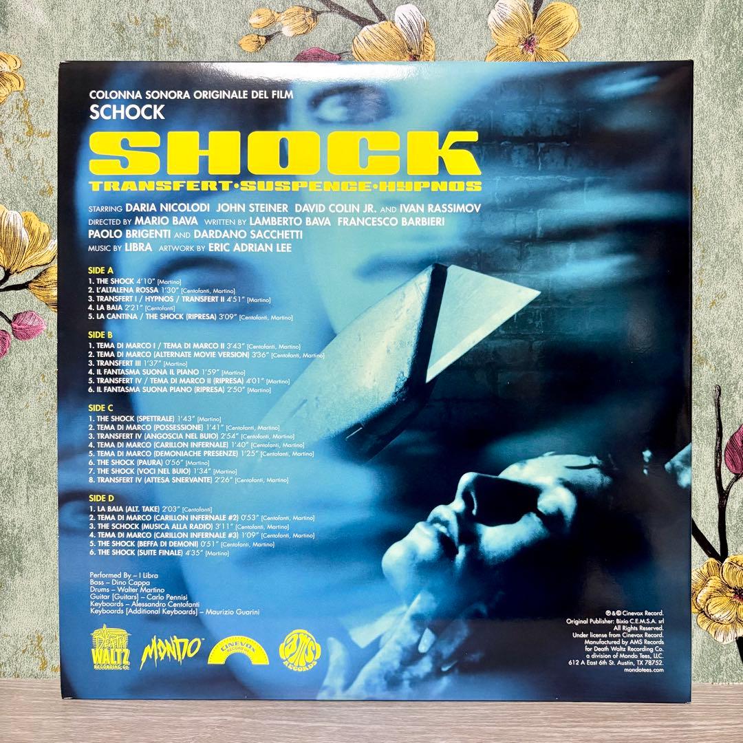 Libra - Shock Original Soundtrack 2xLP Yellow Vinyl Death Waltz Mondo