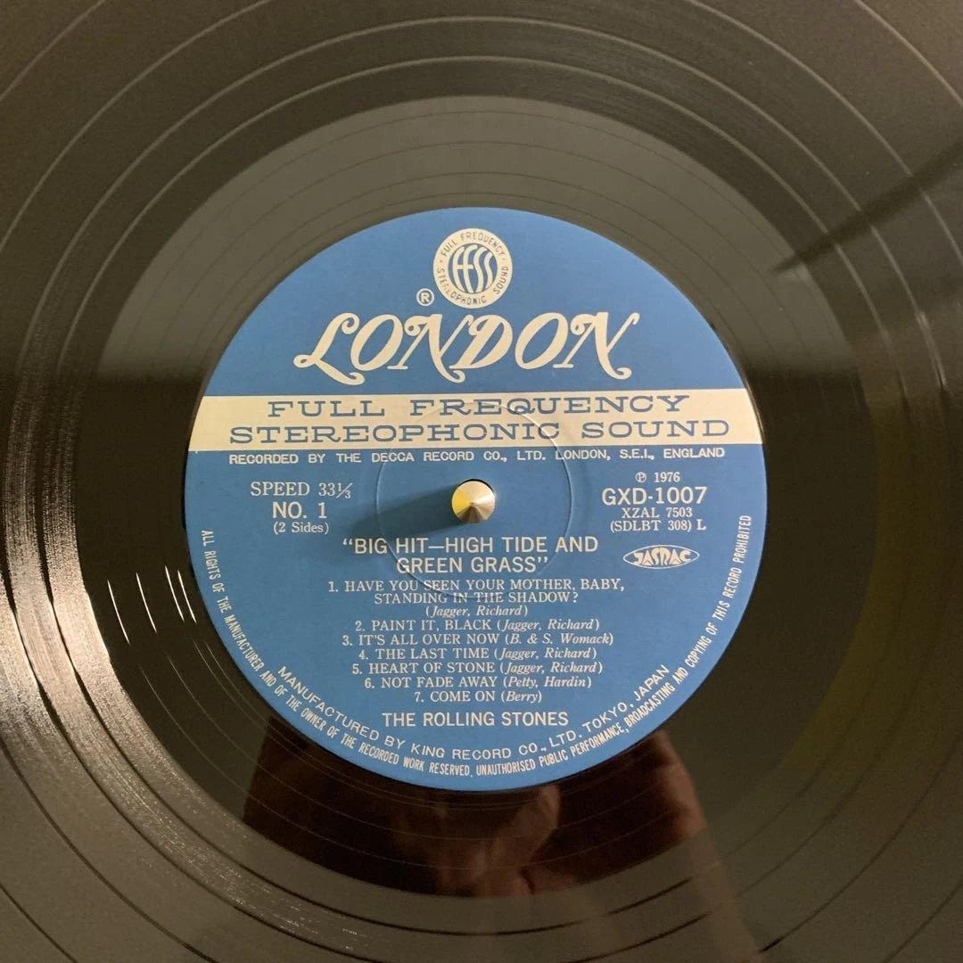 The Rolling Stones Big Hits (High Tide And Green Grass) Vinyl LP 1976 Japan