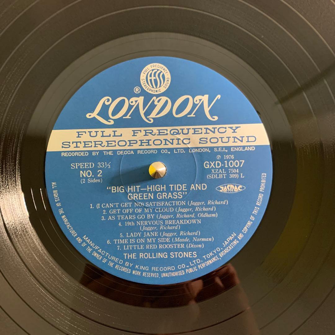 The Rolling Stones Big Hits (High Tide And Green Grass) Vinyl LP 1976 Japan