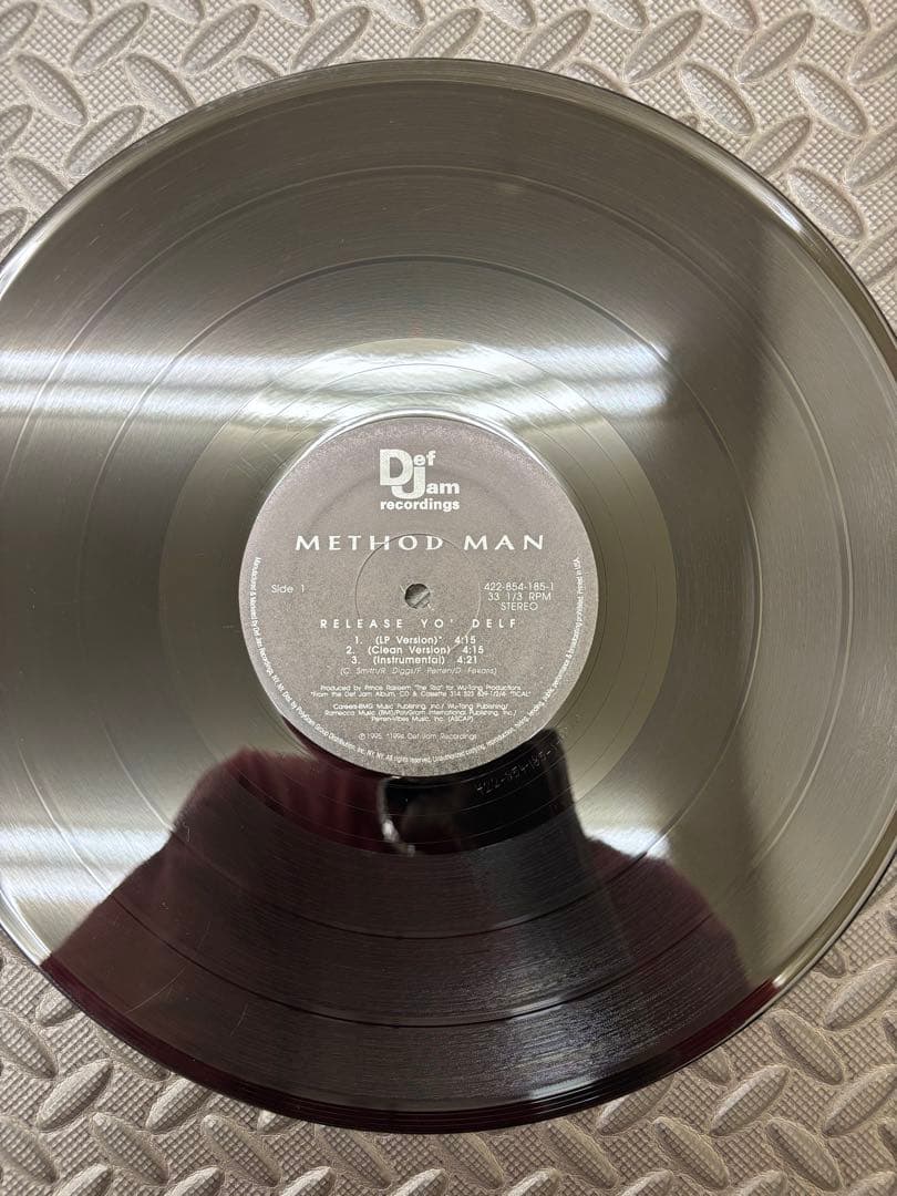 Method Man - Release Yo' Delf 12" Single US Original 1995 Hip Hop Wu-Tang