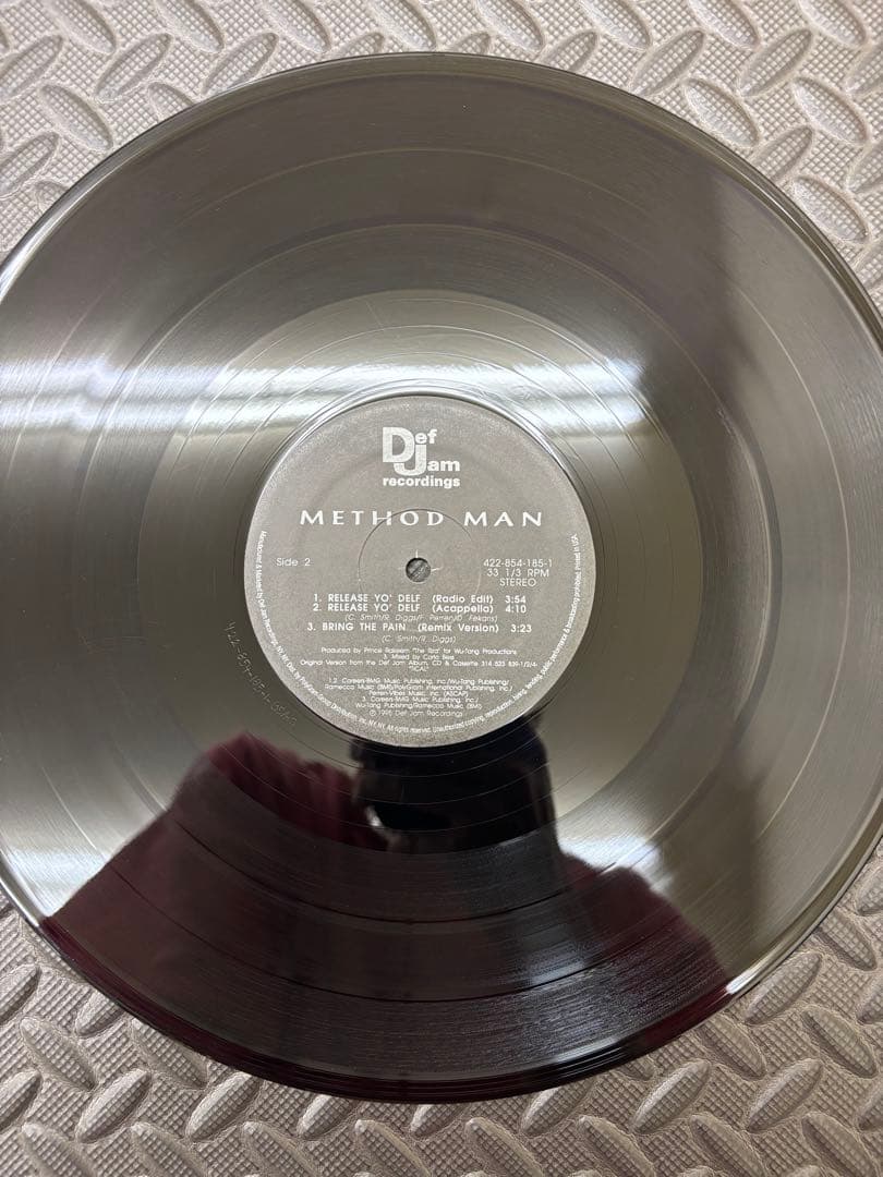 Method Man - Release Yo' Delf 12" Single US Original 1995 Hip Hop Wu-Tang