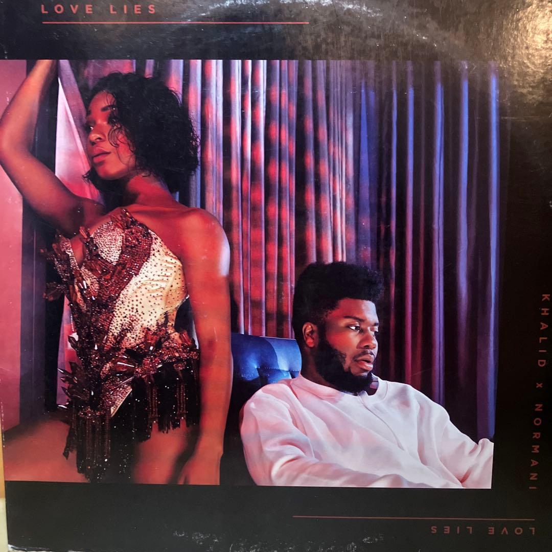 Khalid x Normani - Love Lies 12-inch Vinyl Single Transparent Red Color Rare
