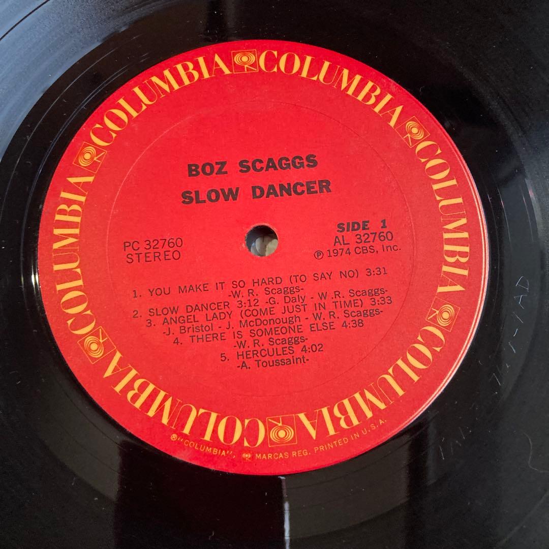 Boz Scaggs Slow Dancer Vinyl LP 1974 Soul R&B Record US Reissue