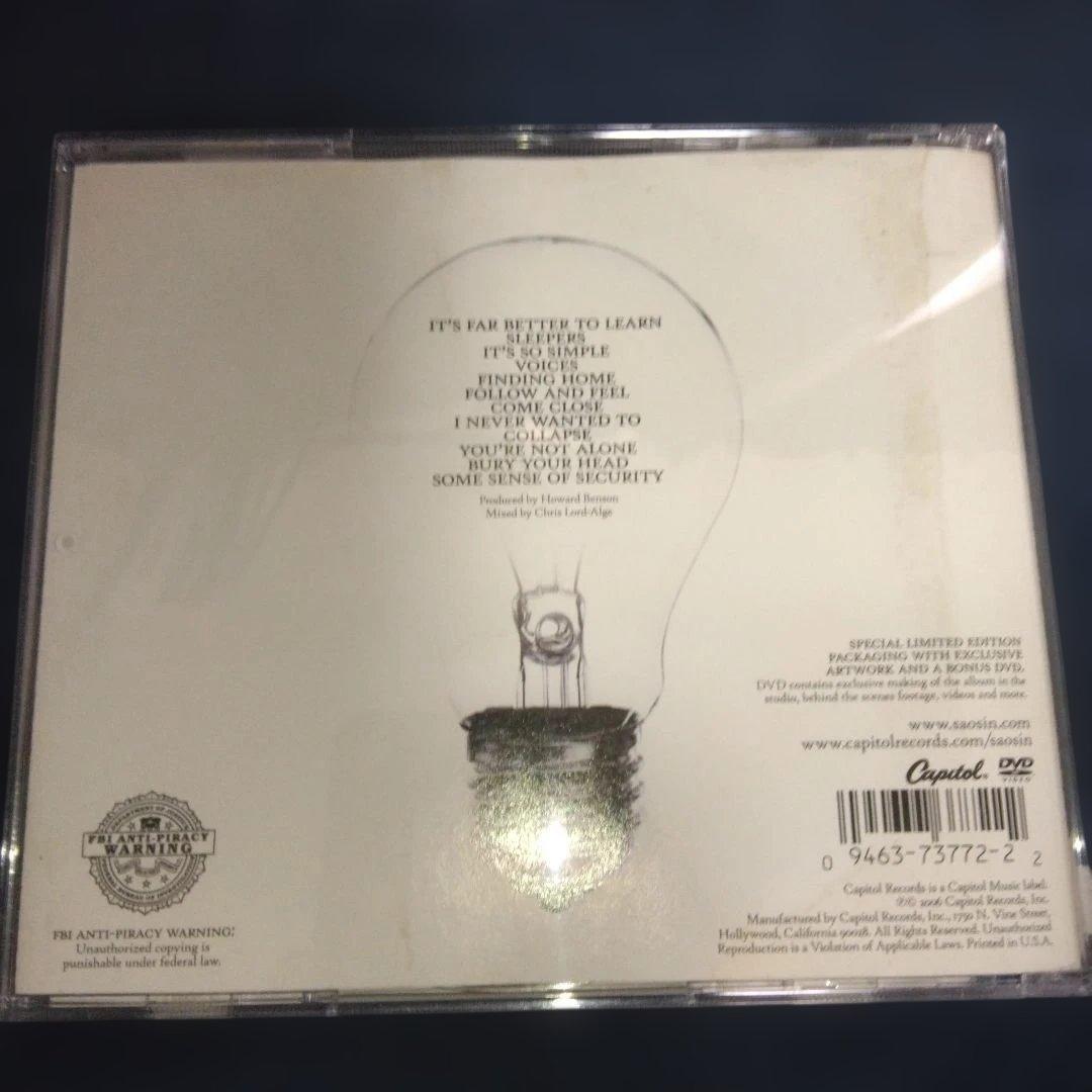 Saosin Self-Titled CD+DVD 2-Disc Set Limited Edition Pre-owned